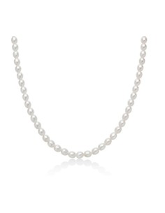 Acquista Collana MILUNA in argento 925 con pepite di perle PCL6652B...