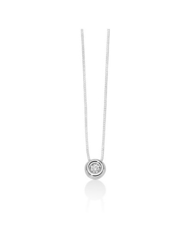 Acquista Collana punto luce MILUNA in oro 18Kt e diamante CLD4791-0...