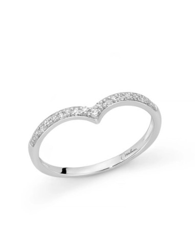 Anello MILUNA in oro 9Kt con pavè di diamanti LID3825X only 269,10 ...