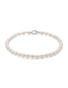 Bracciale MILUNA in argento 925 con pepite di perle e PBR3644B only...