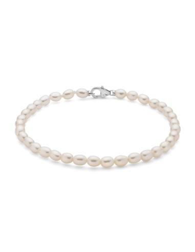 Acquista Bracciale MILUNA in argento 925 con pepite di perle e PBR3...