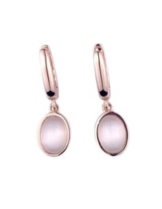 Orecchini  pendenti MADI Lucciole in argento 925 placcato oro rosa con pietre nude  F_3922200