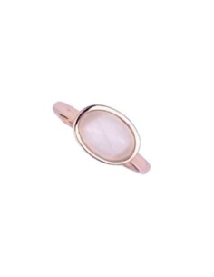 Anello regolabile  MADI Lucciole in argento 925 placcato oro rosa con pietra nude F_3923015