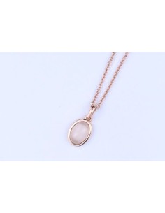 Collana pendente  MADI Lucciole in argento 925 placcato oro rosa con pietra nude F_3922600