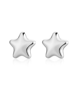 Orecchini S'AGAPO Stellar SSE53 in acciaio 316L Stella Grande  a so...