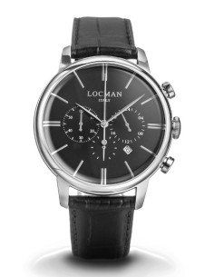 Orologio LOCMAN Collezione 1960 0254A01A-00BKNKPK nero con cinturin...