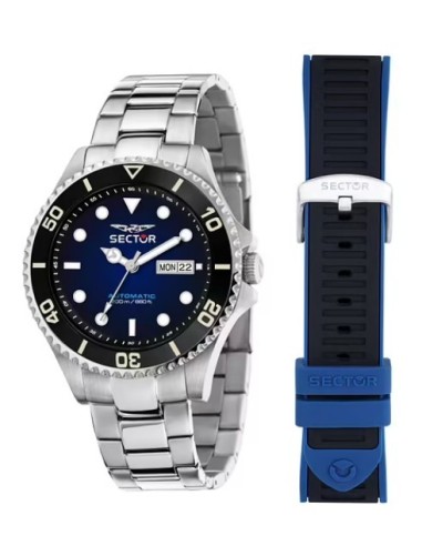 Orologio SECTOR 230 Automatico 43MM R3221161003 Blue con cinturino ...