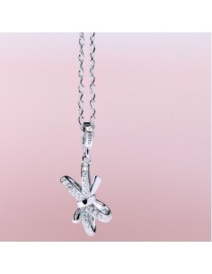 Collana ROSATO Storie in argento 925 con pendente fiocco RZ243R -Ed... 2