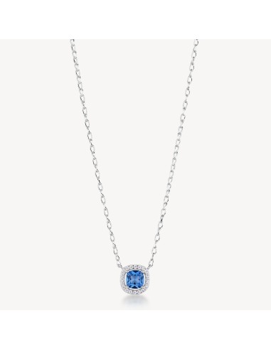 Collana BROSWAY FANCY in argento 925 e cristalli bianchi e sapphire...