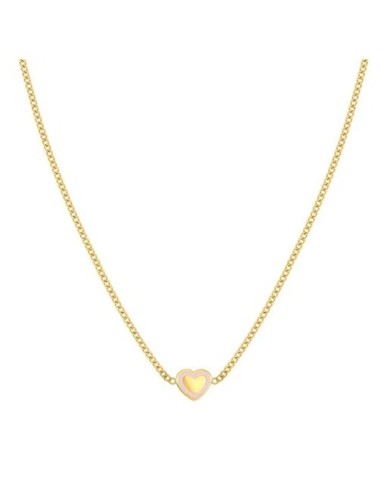 Collana NOMINATION Fairyicons in acciaio dorato con Cuore rosa 1341...