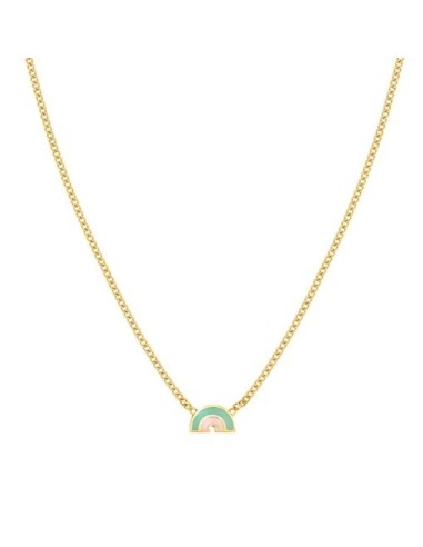 Collana NOMINATION Fairyicons in acciaio dorato con pendente Arcoba...