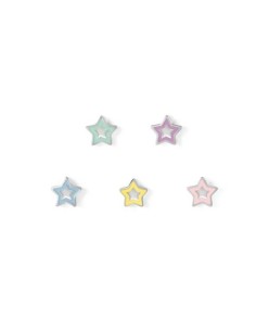 Set Orecchini NOMINATION Fairyicons in acciaio 5 Stelle colorate 13...