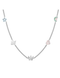 Collana NOMINATION Fairyicons in acciaio con mix pendenti colorati ...