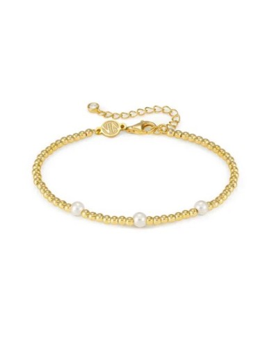 Bracciale NOMINATION Fashion Era in argento placcato oro giallo e 3...
