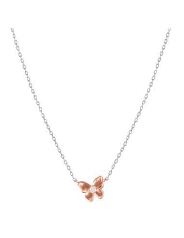Collana NOMINATION Sweetmadame in argento e cristallo Farfalla in o...