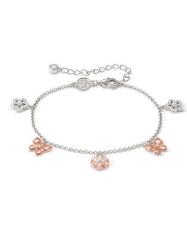 Bracciale NOMINATION Sweetmadame in argento e dettagli in oro rosa ...