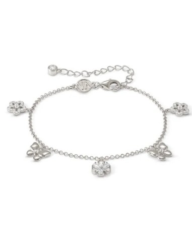 Bracciale NOMINATION Sweetmadame in argento e cristalli con 5 pende...