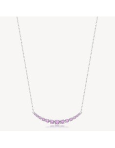 Collana girocollo BROSWAY FANCY in argento 925 e cristalli light ru...