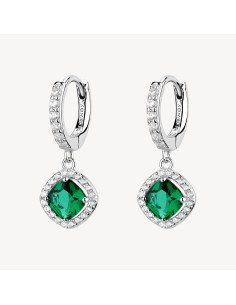 Orecchini pendenti BROSWAY FANCY in argento 925 e cristalli bianchi...