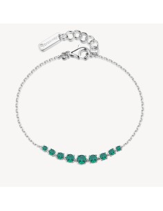 Braccialetto BROSWAY FANCY in argento 925 e cristalli emerald FLG13...