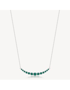 Collana girocollo BROSWAY FANCY in argento 925 e cristalli emerald ...