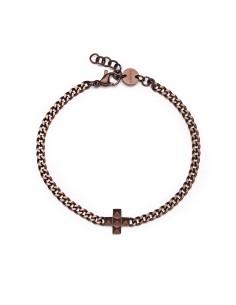 BraccialeUomo S'AGAPO Proud SPD34 in acciaio 316L finitura pvd colo...