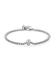 Bracciale Uomo S'AGAPO Rogue SRG11 in acciaio 316L centrale rotondo...