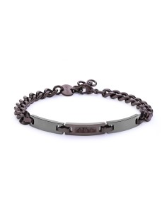 Bracciale Uomo S'AGAPO Titan STI16 in acciaio 316L finitura pvd mar...