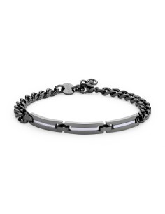 Bracciale Uomo S'AGAPO Titan STI13 in acciaio 316L finitura pvd col...