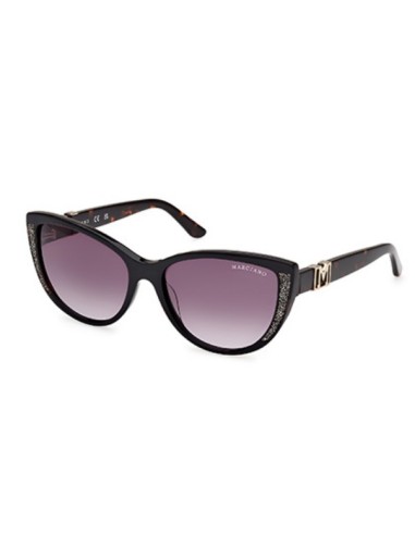 Occhiali da sole MARCIANO By GUESS GM00011/S 05B Shiny Black Dark H...