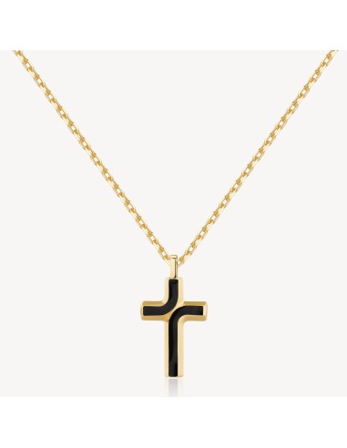 Collana Uomo BROSWAY Backliner in acciaio 316L dorato con pendente ...