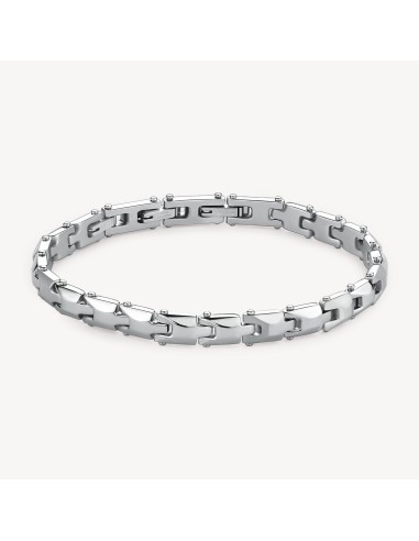 Bracciale semirigido Uomo BROSWAY Backliner in acciaio 316L BBC20 o...
