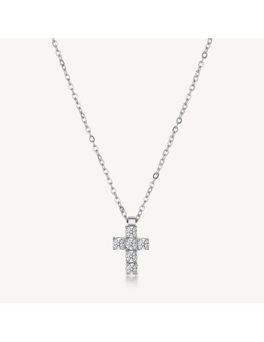 Collana Uomo BROSWAY Avantgarde in acciaio 316L con pendente croce ...