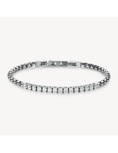 Bracciale tennis Uomo BROSWAY Avantgarde in acciaio 316L e cristall...