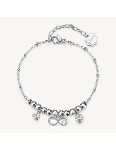 Bracciale BROSWAY Chakra Simboli in acciaio 316L e Infinito BHKB261...