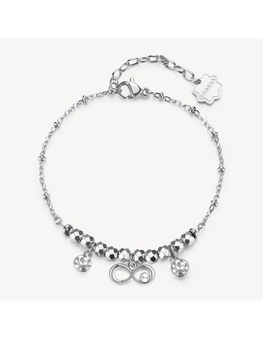 Bracciale BROSWAY Chakra Simboli in acciaio 316L e Infinito BHKB261...
