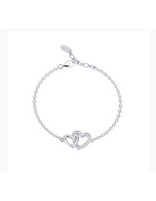 Bracciale MABINA in argento 925 e zirconi - 533191 Cuori