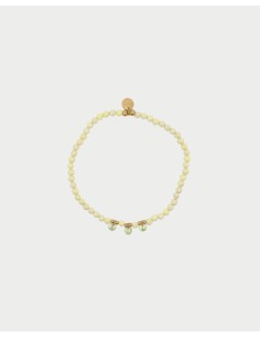 Bracciale elastico RUE DES MILLE Gipsy Chic in argento 925 dorato p...