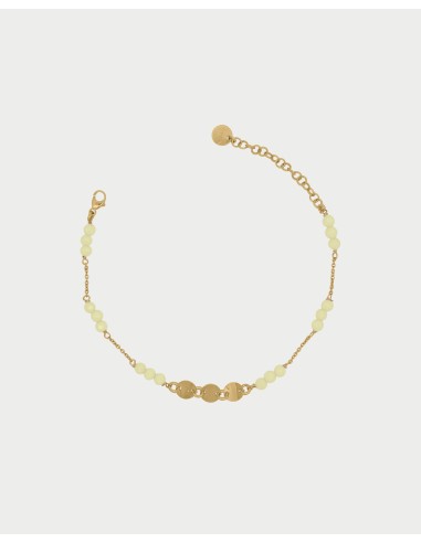 Bracciale RUE DES MILLE Gipsy Chic in argento 925 dorato pepite lim...