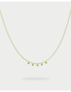 Collana girocollo catena verniciata RUE DES MILLE Gipsy Chic in arg...