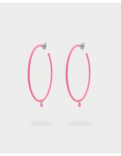 Orecchini Hoops big RUE DES MILLE Gipsy Chic in argento 925 vernici...