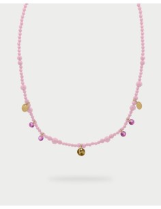 Collana girocollo RUE DES MILLE Gipsy Chic in argento 925 dorato pe...
