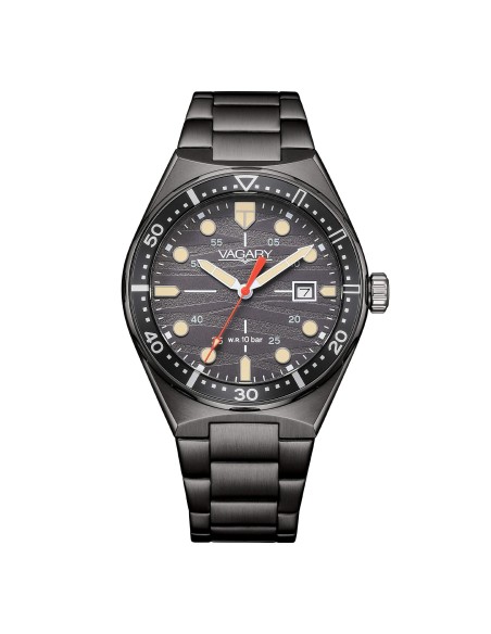 Orologio VAGARY by CITIZEN Aqua39 Solotempo IB9-506-61 Anthracite o...