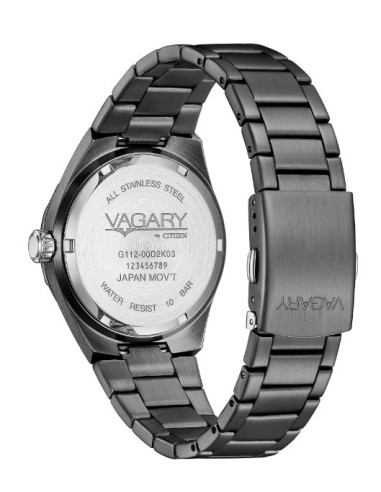 Orologio VAGARY by CITIZEN Aqua39 Solotempo IB9-506-61 Anthracite o...