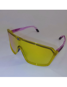 Occhiali RUDY PROJECT SPINSHIELD Crystal Lilac Gloss MLT Yellow SP7...