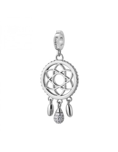 Charm ROSATO Storie in argento 925 RZ254R con cristalli ACCHIAPPASO...