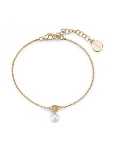 Bracciale ROSATO Azzurra in argento 925 dorato RZAZ015 con cristall...