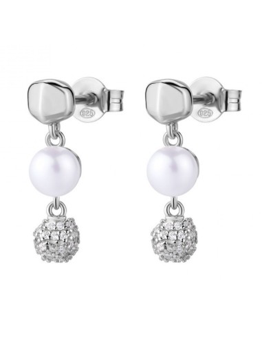 Orecchini pendenti ROSATO Azzurra in argento 925 RZAZ029 con crista...