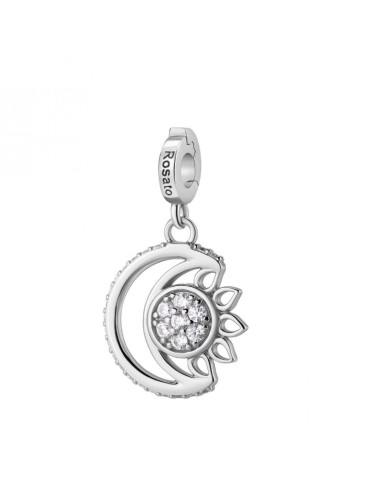 Charm ROSATO Storie in argento 925 RZ252R con cristalli LUNA/DESIDE...
