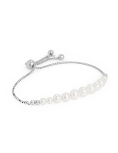 STROILI Bracciale Silver Pearls Argento Rodiato Perla sintentica 1683930